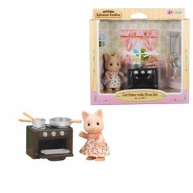 Sylvanian Families 5140 Kedi Kız Kardeş ve Fırın