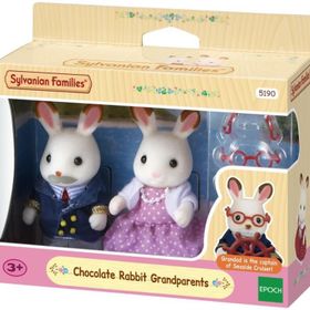 Sylvanian Families 5190 Çikolata Kulaklı Tavşan Anneanne ve Dede