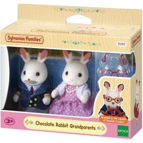 Sylvanian Families 5190 Çikolata Kulaklı Tavşan Anneanne ve Dede