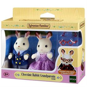 Sylvanian Families 5190 Çikolata Kulaklı Tavşan Anneanne ve Dede