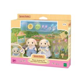 Sylvanian Families 5736 Flora Tavşan Kardeşler Bahçıvanlık Seti