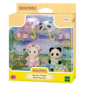 Sylvanian Families 5748 Anaokulu Arkadaşları Yağmurlu Gün İkilisi Oyun Seti