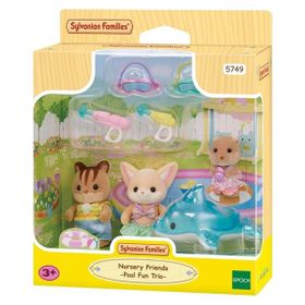 Sylvanian Families 5749 Anaokulu Arkadaşları Havuz Eğlencesi Oyun Seti
