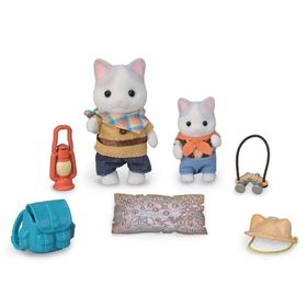 Sylvanian Families 5763 Latte Kedi Abi ve Bebek Heyecanlı Keşif Seti