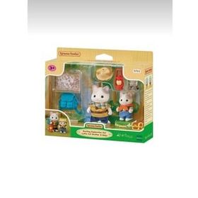 Sylvanian Families 5763 Latte Kedi Abi ve Bebek Heyecanlı Keşif Seti