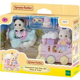 Sylvanian Families 5819 Lunapark Uçak Ve Tren Oyun Seti
