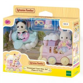 Sylvanian Families 5819 Lunapark Uçak Ve Tren Oyun Seti