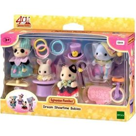 Sylvanian Families 5844 Gösteri Zamanı Cambazlık Bebekleri Üçlüsü Oyun Seti