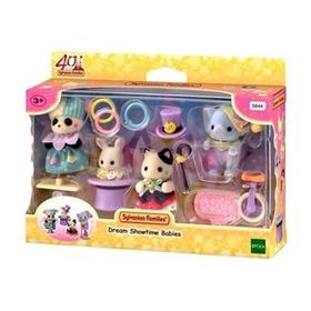 Sylvanian Families 5844 Gösteri Zamanı Cambazlık Bebekleri Üçlüsü Oyun Seti