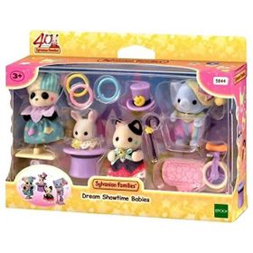 Sylvanian Families 5844 Gösteri Zamanı Cambazlık Bebekleri Üçlüsü Oyun Seti