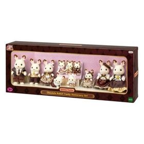 Sylvanian Families 5848 Çikolata Tavşan Ailesi Yıldönümü Figür Seti