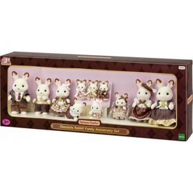 Sylvanian Families 5848 Çikolata Tavşan Ailesi Yıldönümü Figür Seti