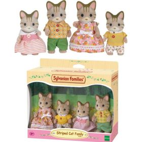 Sylvanian Families Striped Cat Family Figür