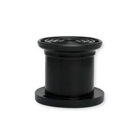 Sym 6 cm Jumbo Siyah Yuvarlak Tabla Plastik Ayak