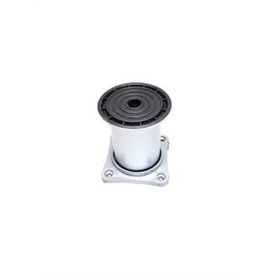 Sym 8 cm Mat Krom Kare Tablalı Plastik Ayak