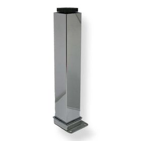 Sym Alüminyum Kare 40X40 25 cm Krom Ayak