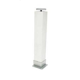 Sym Alüminyum Kare 40x40 25 cm Mat Krom Ayak