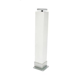 Sym Alüminyum Kare 40x40 25 cm Mat Krom Ayak