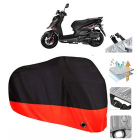 Sym Crox 125 Siyah Arka Çanta Uyumsuz Ultra Kalın Su Geçirmez Motor Brandası