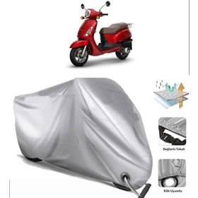 Sym Fiddle II 125 Siyah Arka Çanta Uyumsuz Ultra Kalın Su Geçirmez Motor Brandası