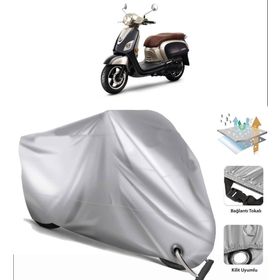 SYM Fiddle III 125 Siyah Arka Çanta Uyumsuz Ultra Kalın Su Geçirmez Motor Brandası