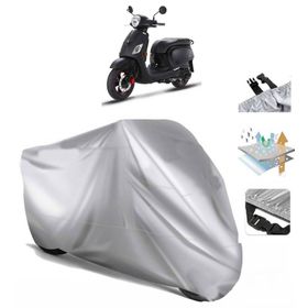 Sym Fiddle III Siyah Arka Çanta Uyumsuz Ultra Kalın Su Geçirmez Motor Brandası