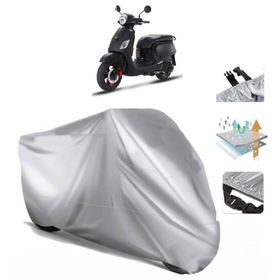 Sym Fiddle III Siyah Arka Çanta Uyumsuz Ultra Kalın Su Geçirmez Motor Brandası