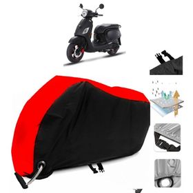 Sym Fiddle III Siyah Arka Çanta Uyumsuz Ultra Kalın Su Geçirmez Motor Brandası