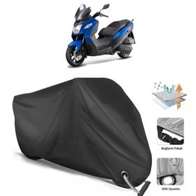 Sym Joymax Z 250 Siyah Arka Çanta Uyumsuz Ultra Kalın Su Geçirmez Motor Brandası