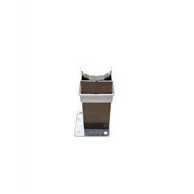 Sym Kare 40x40 10 cm Inox Alüminyum Ayak