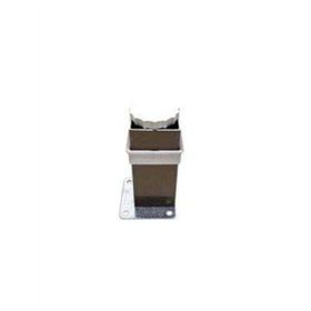 Sym Kare 40x40 10 cm Inox Alüminyum Ayak