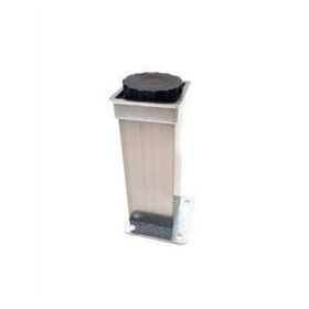 Sym Kare 40x40 12 cm Inox Alüminyum Ayak