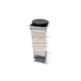 Sym Kare 40x40 12 cm Inox Alüminyum Ayak