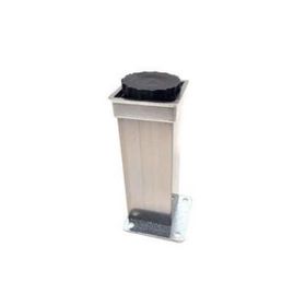 Sym Kare 40x40 12 cm Inox Alüminyum Ayak