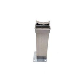Sym Kare 40x40 15 cm Inox Alüminyum Ayak