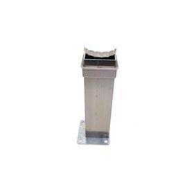 Sym Kare 40x40 15 cm Inox Alüminyum Ayak