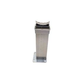 Sym Kare 40x40 15 cm Inox Alüminyum Ayak