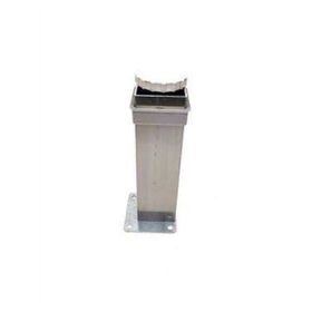 Sym Kare 40x40 15 cm Inox Alüminyum Ayak