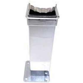 Sym Kare 40x40 15 cm Krom Alüminyum Ayak