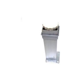 Sym Kare 40x40 15 cm Mat Krom Alüminyum Ayak