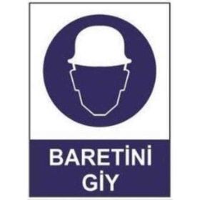 Sym STW011 Baretini Giy Uyarı Levhası