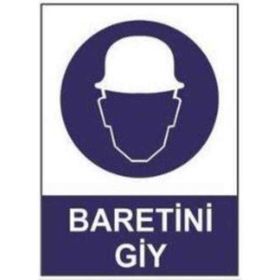 Sym STW011 Baretini Giy Uyarı Levhası