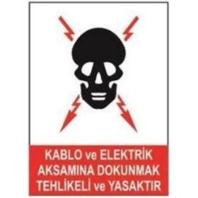 Sym STW012 Uyarı Levhası
