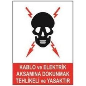 Sym STW012 Uyarı Levhası