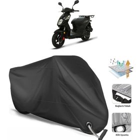 Sym Xpro 125 Siyah Arka Çanta Uyumsuz Ultra Kalın Su Geçirmez Motor Brandası