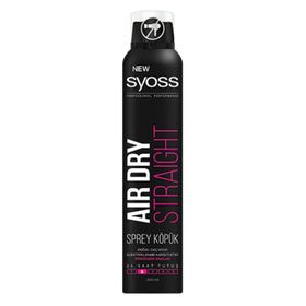 Syoss 200 ml Air Dry Straight Sprey Köpük