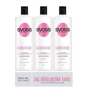 Syoss 3x500 ml Saç Dökülmesine Karşı Saç Bakım Kremi