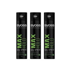 Syoss Max Hold 3x400 ml Saç Spreyi