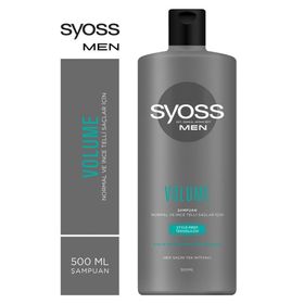 Syoss Men Volume Kalın ve Gür Görünümlü Saçlar 500 ml Şampuan