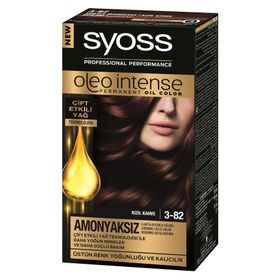Syoss Oleo Intense 3-82 Kızıl Kahve Saç Boyası